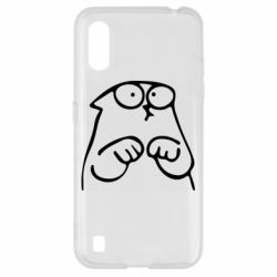 Чехол для Samsung A01/M01 Милый Кот Саймона