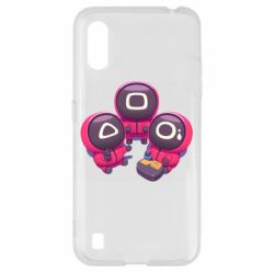 Чехол для Samsung A01/M01 Милые солдаты из игры в кальмара - PrintSalon