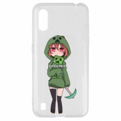 Чехол для Samsung A01/M01 Minecraft anime - PrintSalon