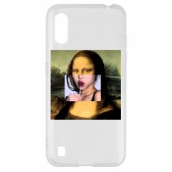 Чехол для Samsung A01/M01 Mona lisa-PrintSalon Чехол для Samsung A01/M01 Mona lisa