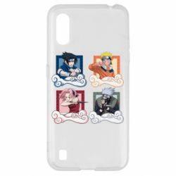Чехол для Samsung A01/M01 Naruto team 7 in action - PrintSalon