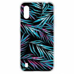 Чохол для Samsung A01 / M01 Neon Palm Leaves - PrintSalon