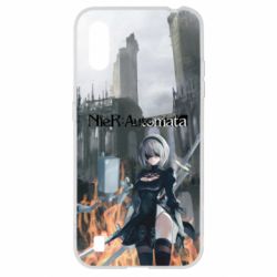 Чехол для Samsung A01/M01 Nier Automata 2B - PrintSalon