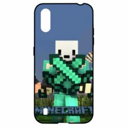Чехол для Samsung A01/M01 Novaskin Minecraft - PrintSalon
