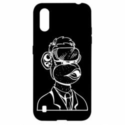 Чехол для Samsung A01/M01 Обезьяна в виртуальных очках-PrintSalon Чехол для Samsung A01/M01 Обезьяна в виртуальных очках