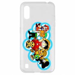 Чехол для Samsung A01/M01 One peace anime heroes - PrintSalon