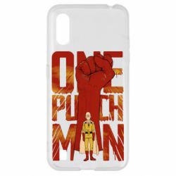 Чехол для Samsung A01/M01 One Punch Man Saitama