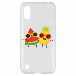 Чехол для Samsung A01/M01 Pineapple with watermelon - PrintSalon