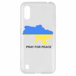Чехол для Samsung A01/M01 Pray for peace - PrintSalon