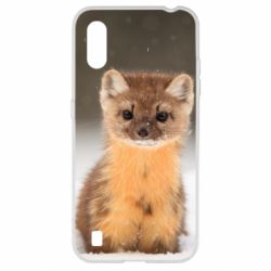Чехол для Samsung A01/M01 Пушистая куница - PrintSalon