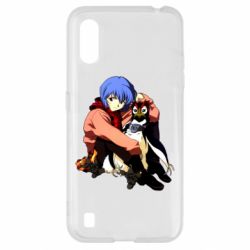 Чехол для Samsung A01/M01 Rei Ayanami and Pen Pen - PrintSalon