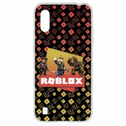 Чехол для Samsung A01/M01 Roblox Heroes 3D
