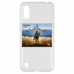 Чехол для Samsung A01/M01 русский корабль иди на@ - PrintSalon