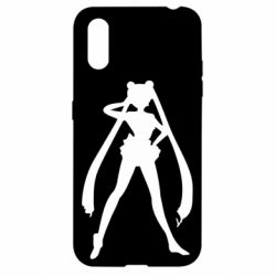 Чехол для Samsung A01/M01 Sailor Moon silhouette