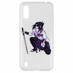 Чехол для Samsung A01/M01 Sasuke with katana - PrintSalon