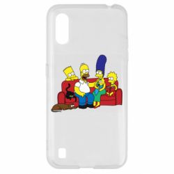 Чехол для Samsung A01/M01 Simpsons At Home - PrintSalon