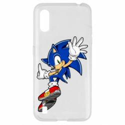Чехол для Samsung A01/M01 Sonic and the jump - PrintSalon