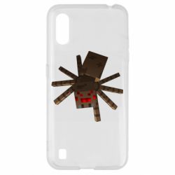 Чехол для Samsung A01/M01 Spider from Minecraft - PrintSalon