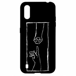 Чехол для Samsung A01/M01 Сreation meow - PrintSalon