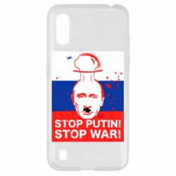 Чехол для Samsung A01/M01 STOP PUTIN - PrintSalon