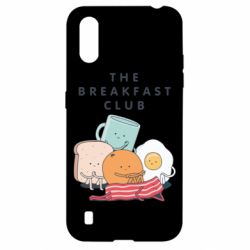 Чехол для Samsung A01/M01 The breakfast club - PrintSalon