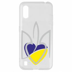 Чехол для Samsung A01/M01 Ukrainian heart - PrintSalon