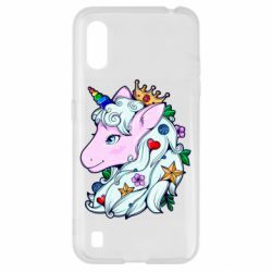 Чехол для Samsung A01/M01 Unicorn Princess - PrintSalon
