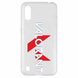 Чехол для Samsung A01/M01 Valorant glitsh logo - PrintSalon