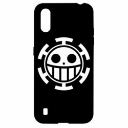 Чехол для Samsung A01/M01 Ван Пис флаг Трафальгара - PrintSalon