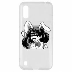 Чехол для Samsung A01/M01 Waifu Bunny