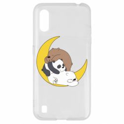 Чехол для Samsung A01/M01 We bare bears sleep
