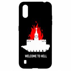 Чехол для Samsung A01/M01 Welcome to Hell - PrintSalon
