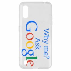 Чохол для Samsung A01 / M01 Why me? Ask Google - PrintSalon