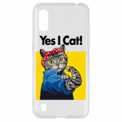 Чехол для Samsung A01/M01 Yes I Cat
