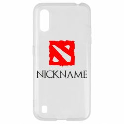 Чехол для Samsung A01/M01 Your nickname Dota2-PrintSalon Чехол для Samsung A01/M01 Your nickname Dota2