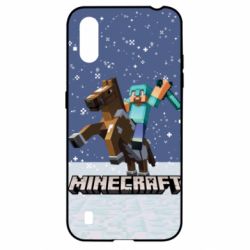 Чохол для Samsung A01 / M01 Зимовий Майнкрафт - PrintSalon