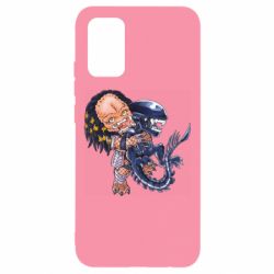 Чехол для Samsung A02s/M02s Alien vs Predator - PrintSalon
