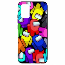Чехол для Samsung A02s/M02s Among us multicolored - PrintSalon