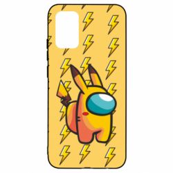 Чохол для Samsung A02s/M02s Among Us - Pikachu skin