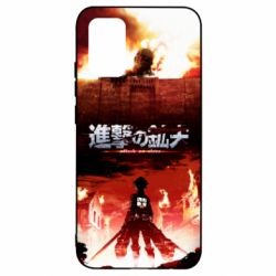 Чехол для Samsung A02s/M02s Attack of the Titans - PrintSalon