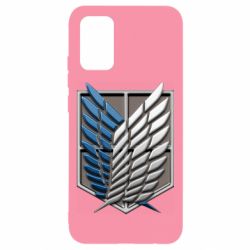 Чехол для Samsung A02s/M02s Attack Titan Survey Corps Logo 3D - PrintSalon
