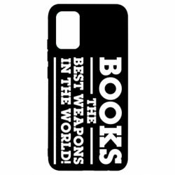 Чехол для Samsung A02s/M02s Books the best weapons in the world - PrintSalon