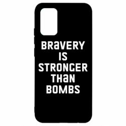 Чехол для Samsung A02s/M02s Bravery is stronger - PrintSalon