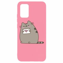 Чехол для Samsung A02s/M02s Cat with a letter - PrintSalon