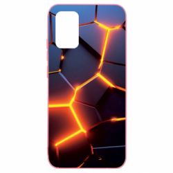 Чохол для Samsung A02s/M02s Cracked Blocks - PrintSalon