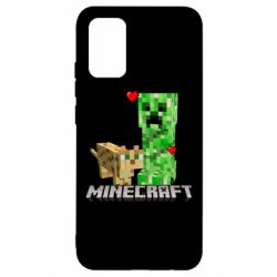 Чехол для Samsung A02s/M02s Creeper and Cat - PrintSalon