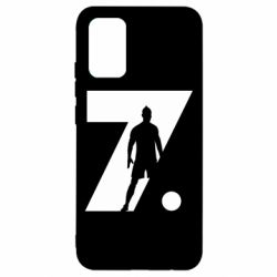 Чехол для Samsung A02s/M02s Cristiano Ronaldo Silhouette Art - PrintSalon