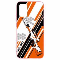 Чохол для Samsung A02s/M02s CS: GO AWP Asiimov Skin - PrintSalon