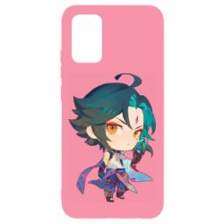 Чехол для Samsung A02s/M02s Cute Chibi Xiao - PrintSalon