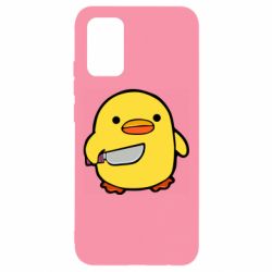 Чохол для Samsung A02s/M02s Duckling With A Knife - PrintSalon